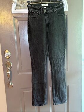 Abercrombie & Fitch Black Straight Leg Jeans